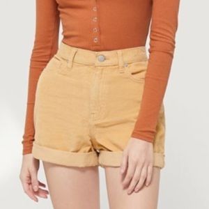 BDG Corduroy High-Waisted Mom Short